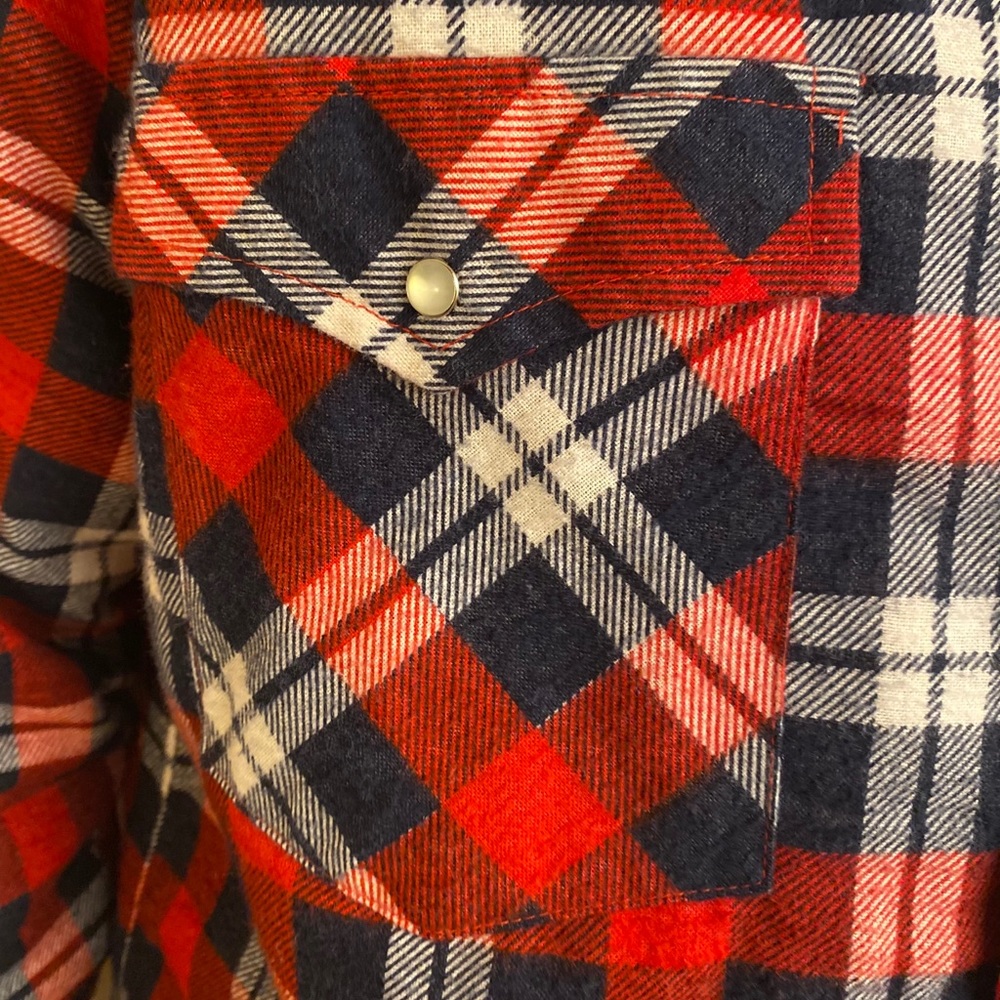 Vintage inspired cotton plaid button up jacket - Picture 6 of 8